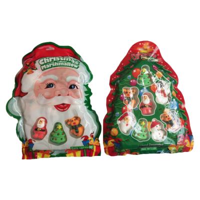 China Natural Christmas Mallow Figers Hand Decorated Tree Bag Candy 88g for sale