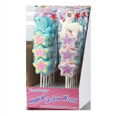 China Normal Wholesale Cartoon Pattern Cotton Lollipop Marshmallow Candy for sale