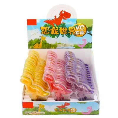 China POPULAR NATURAL DINOSAUR ANIMAL SOFT JELLY POP CANDY FOR CHILDREN for sale