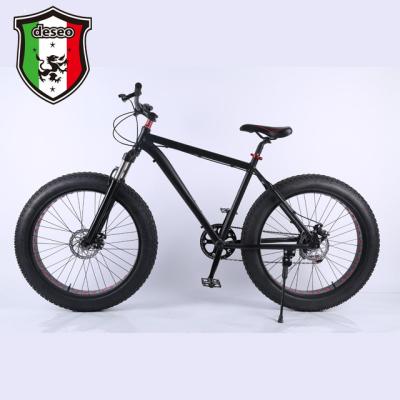 China New trend aluminum alloy bicycle 26 inch rear 7 speed aluminum alloy frame thickened mountain snow tire fat bike factory direct sales for sale