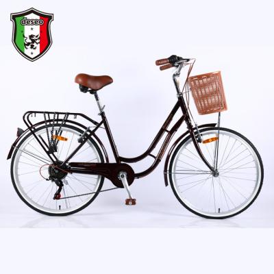 China Good price full iron suspension city bike frame city bike without electric for sale