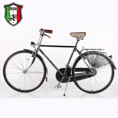 China China Factory High Grade Popular Export 26 Inch Green Custom Adult Bike Speed ​​Leisure Single Postman Urban Retro Bike for sale