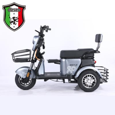 China 48V60V600W three wheel adult electric tricycle China Tianjin popular electric warehouse electric tricycle export for sale