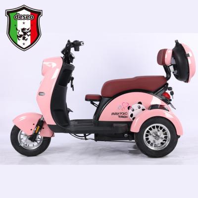 China High Quality Popular Electric Tricycle Scooter Three Wheel Motorized Drive Type Popular Tricycle China Tianjin Electric Vehicle Factory for sale