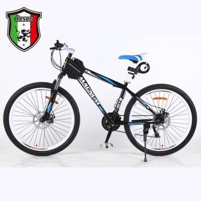 China Wholesale electric bicycle mountain bike mountain bike aluminum alloy handle rubber full suspension for sale for sale