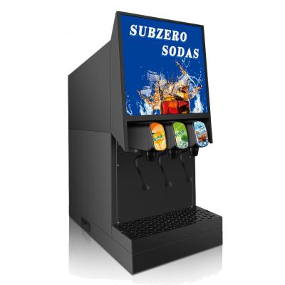 China Spray Painted Sheet Metal Nengyang Fountain Cold Soda Dispensing Carbonated Drinks Drinking Soda Machines For Sale for sale