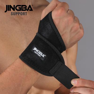 China High Compression JINGBA SUPPORT Adjustable 99119 Neoprene Wristband Tennis Boxing Wrist Protector Brace Sports Hand Support for sale