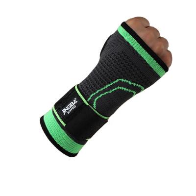 China Breathable JINGBA Adjustable Elasticity SUPPORT Adjustable Wrist Brace Palm Lift High Compression Wristbands 80210A for sale