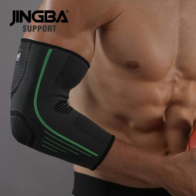 China Elasticity JINGBA SUPPORT 90312A Adjustable Breathable Elbow Support Breathable Elbow Brace Tennis Basketbal Elbow Pads Compression Arm Sleeve for sale