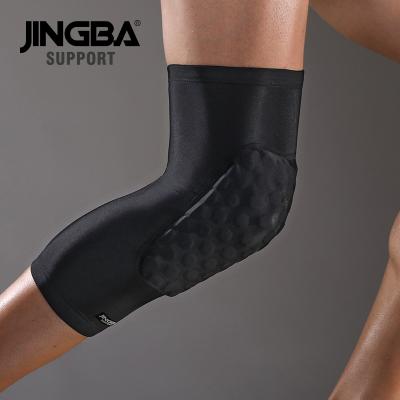 China Anti Fall JINGBA SUPPORT 32611 Anti Fall Protective Honeycomb Basketball Knee Gear Breathable Knee Sleeves Support Knee Protector for sale