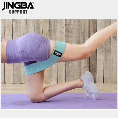 China High Elasticity JINGBA SUPPORT PICS 1111B 3/Set Sport Yoga Resistance Bands Fitness For Butt Legs Thigh Hip Hip Trainer Wide Loop for sale