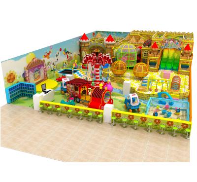 China Newest Kids Playground Equipment Indoor Soft Commercial Indoor Playground Roundabout Kids Playground Equipment for sale