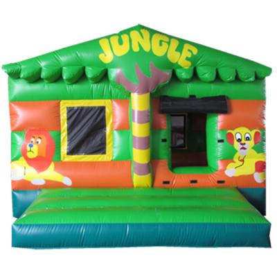 China Hot Selling Items PVC Jumping Inflatable Bounce House / Bouncy Castle With Slide For Outdoor Kids Used for sale