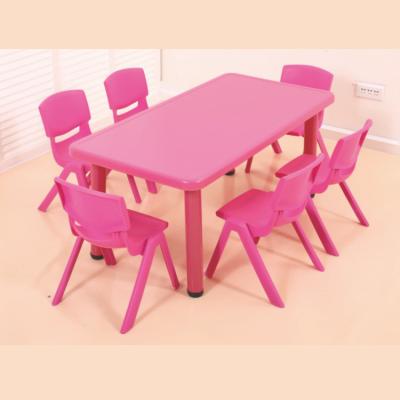 China Kids table promotion toddler table and plastic chairs kindergarten tables kids with low shipping cost for sale