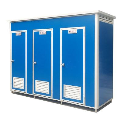 China Movable blue color public mobile restroom outdoor toilet for sale for sale