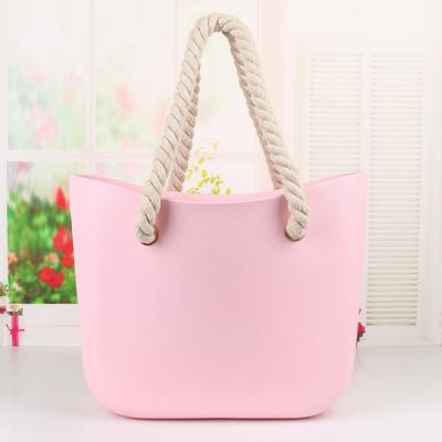 China Wholesale Fashion Handbag Outdoor Casual Women Waterproof Rubber Beach Bag for sale