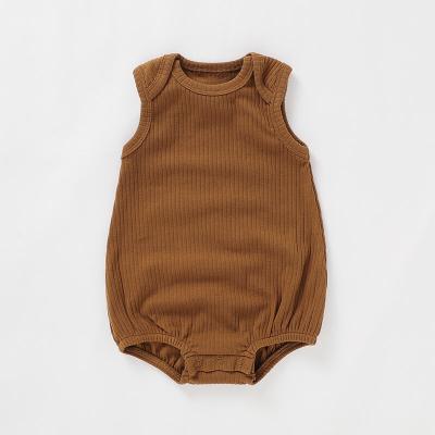 China 95% Organic Cotton And 5% Spandex Snap Button Baby Bodysuit Baby Jumpsuit Baby Onesie for sale