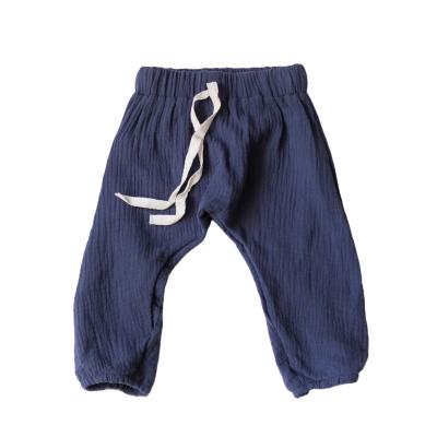 China Breathable Custom Organic Cotton Summer Baby Pants Baby Joggers Baby Sweatpants for sale