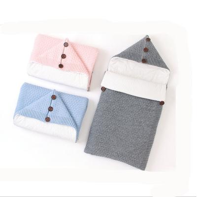 China Sale Winter Baby Carriage PORTABLE Warm Woolen Blanket for sale