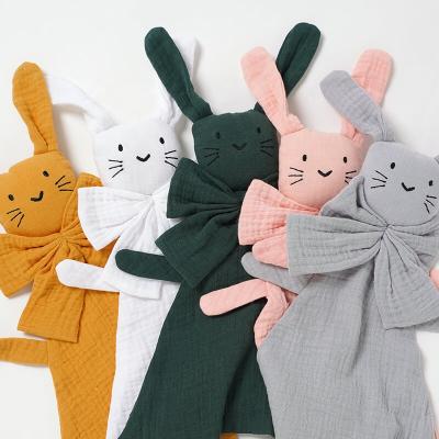 China Lovely Link Bunny Baby Comfort Blanket Baby Toy Baby Soft Blanket Rabbit for sale