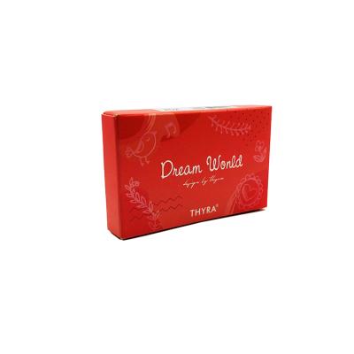 China Recyclable Custom Luxury Silver Paper Box For Blush Cream for sale