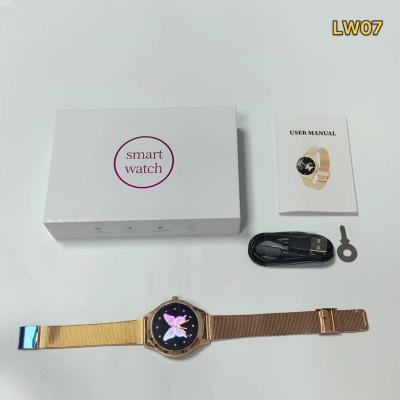 China APP Control Female Smartwatch For Woman Ladies LW07 Real Golden SPO2 Smart Watch for sale