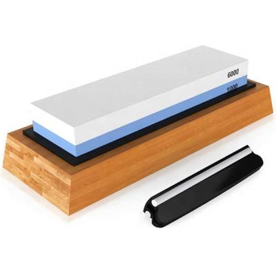 China High Quality Whetstone Knife Sharpening Stone Bilateral 6000/1000 Oil Stone for sale