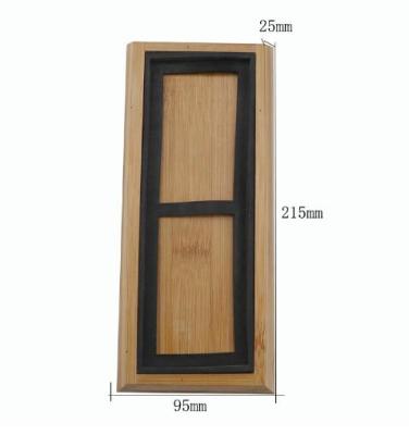 China Xinghua Sustainable Bamboo Base For Whetstone Base With Silicone Base for sale