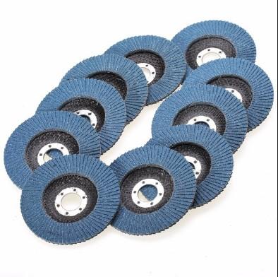 China For Polishing Iron 4.5 Inch-7 Inch Zirconia Flap Abrasive Disc/40/60/80/120 Grit Grinding Wheels Flap Discs for sale