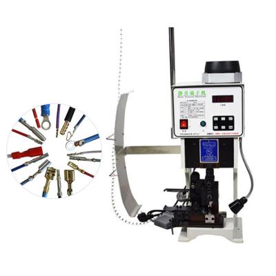 China Terminal Crimping Loose Type Terminales PTO OTP Terminal Press Ferrule Semi-auto Electric Round Tube Stripping Crimping Machine OTP 2000# for sale