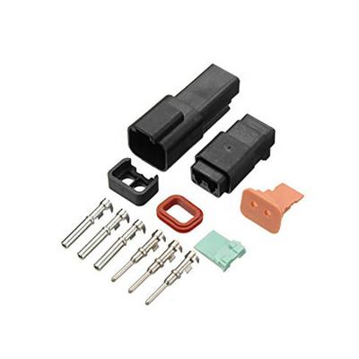 China Deutsche Deutsche German Splice Wire Terminal Connector 2P Waterproof Electrical Automotive Series Automotive Quick Detach for sale