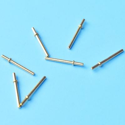 China Round Flat Core QWT Bending Electrical Conductor Pin PCB Right Angle Needle Terminal Pins And Female Connector Pins for sale