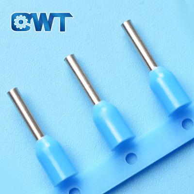 China QWT VE Copper Electrical Wire Shoelace Olives Colors Tube Series Pre-Insulated Double Terminal Continuous End Wire Connecting Wire for sale