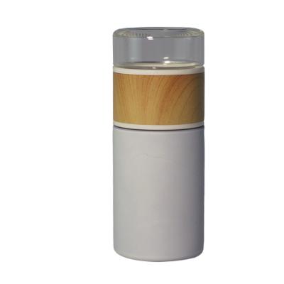 China PORTABLE Professional Tea Separator Makers Double Wall Thermos Flask Cup for sale