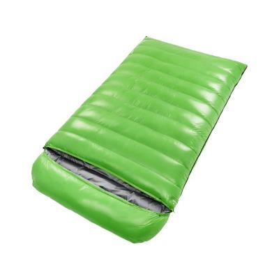 China Professional Folding Sleeping Bag + Quilt Lower Prices + Hot Selling Cushion Down Filling3500g Portable Double Envelope Sleeping Bag for sale