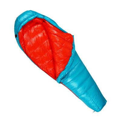 China Portable Ultralight High Quality Duck Down Single Camping Outdoor Sleeping Bag For Travel Camping for sale