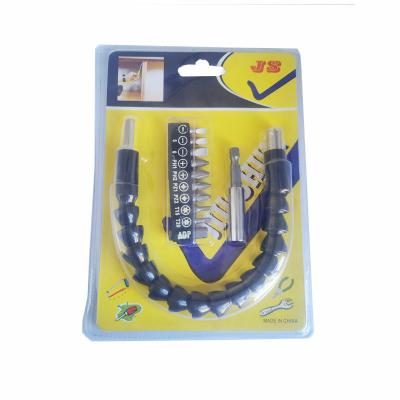 China Factory Wholesale Extension Rod Steel Factory Plug Flexible Shaft Screwdriver Bit Kit Universal Set for sale