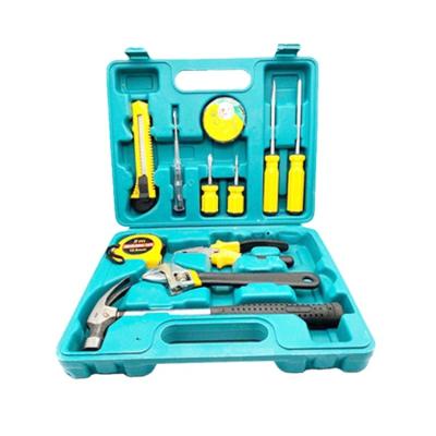 China General Repairs Professional General Multifunctional Hand Tool Household 11pc Wooden Toolbox Kit Set for sale