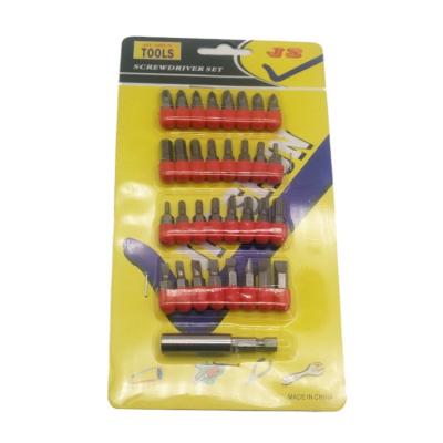 China Factory Wholesale 25mm Steel Multifunctional Magnetic Electric Screwdriver Bit Set for sale