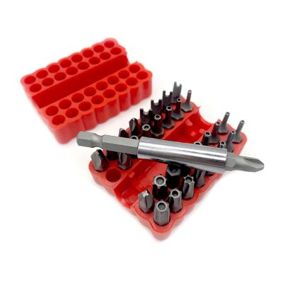 China Factory Wholesale 25mm Household Repair CR-V Screwdriver Bit Steel Durable Magnetic Multifunction Tool Kit Set for sale