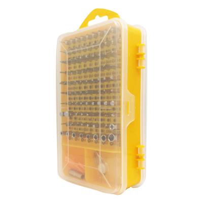 China 112pcs Computer and Mobile Phone Repair Precision Screwdriver Plastic Multi Magnetic Tool Kit for sale