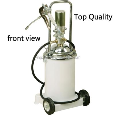 China Garease Lubrication Pump YZX-608 High Pressure Air Operate Grease Pump / Pneumatic Bucket Grease Dispenser for sale