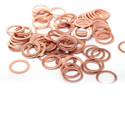 China Copper Metalwork Seal Gasket Nut And Bolt Set Flat Ring Seal Assortment Kit for sale