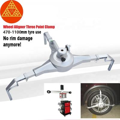 China 3D touchless three point tire wheel alignment clamp for wheel alignment machine for sale