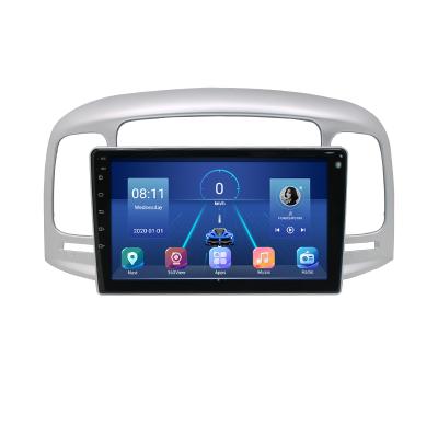 China GPS 4+64GB For Hyundai Santa Fe 2 2006 - 2012 Car Radio Multimedia VCR Stereo GPS Android No Din 2din 2 dvd navigator for sale