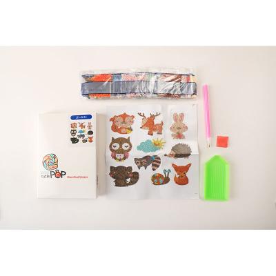 China Gift Set 5D Animals Cartoon Cute Diamond Painting Stickers Decorative Paintings Cute Bottle Stickers Small for sale