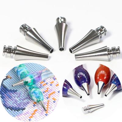 China Eco-Friendly Drill Pen Heads For 5D Diamond Painting Tools and Accessories 2021 New Ideas Stainless Steel Metal Dot for sale