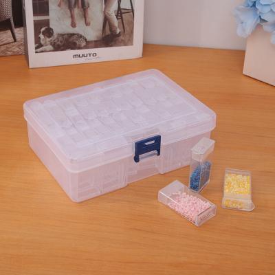 China 42 Grid Diamond Painting Drill Storage Containers Diamond Organizer Case Beads Storage Eco-Friendly Box for sale