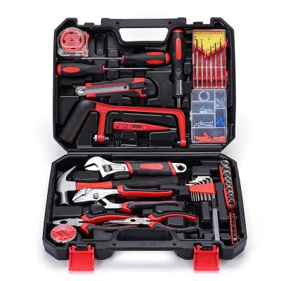 China Custom Auto Repair 108 PCS Logo General Household Hand Tools Kit With Strong Tool Box for sale