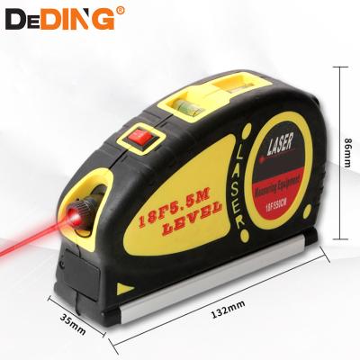 China Portable 2-in-1 Function USB Laser Tape Display Rechargeable Laser Measure Digital Tape for sale